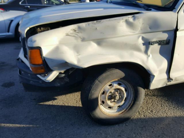 1FTCR10T8LUB39373 - 1990 FORD RANGER WHITE photo 9