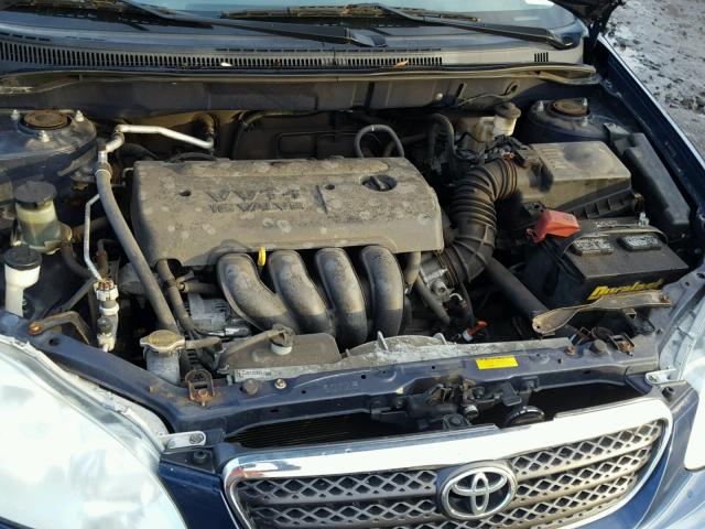 2T1BR32E37C830187 - 2007 TOYOTA COROLLA CE BLUE photo 7