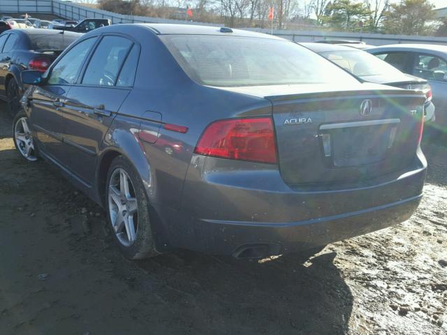 19UUA66286A027395 - 2006 ACURA 3.2TL GRAY photo 3