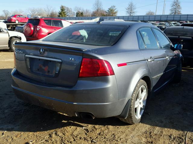 19UUA66286A027395 - 2006 ACURA 3.2TL GRAY photo 4