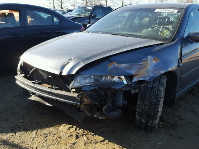 19UUA66286A027395 - 2006 ACURA 3.2TL GRAY photo 9