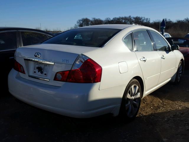 JNKAY01E17M307380 - 2007 INFINITI M35 BASE WHITE photo 4