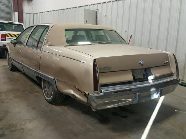 1G6DW52P6RR707137 - 1994 CADILLAC FLEETWOOD GOLD photo 3