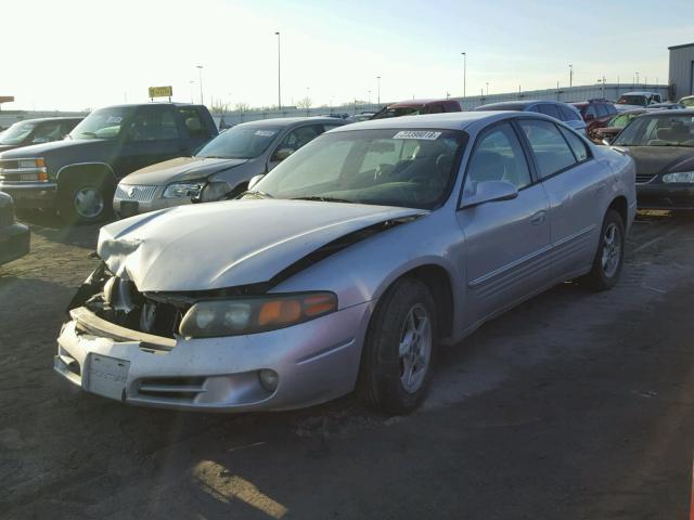 1G2HX54K724110034 - 2002 PONTIAC BONNEVILLE SILVER photo 2