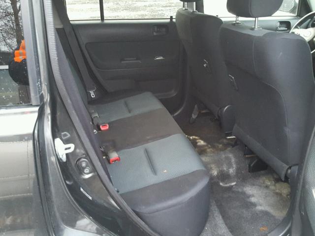 JTLKT324464100349 - 2006 TOYOTA SCION XB BLACK photo 6