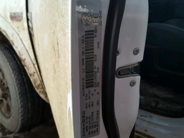 3C6UR5JJ1HG755507 - 2017 RAM 2500 SLT WHITE photo 10