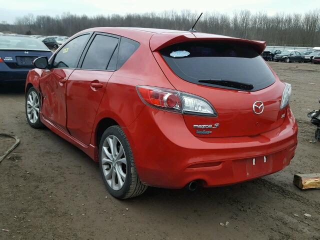 JM1BL1K54B1384960 - 2011 MAZDA 3 S RED photo 3