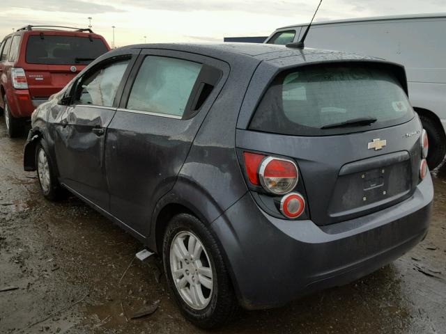 1G1JC6SHXC4229342 - 2012 CHEVROLET SONIC LT GRAY photo 3