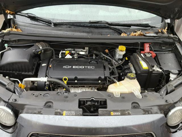 1G1JC6SHXC4229342 - 2012 CHEVROLET SONIC LT GRAY photo 7