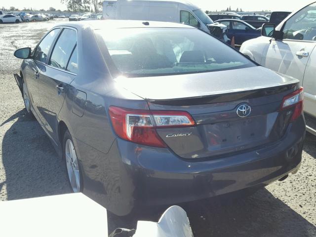 4T1BF1FK0EU806714 - 2014 TOYOTA CAMRY L GRAY photo 3