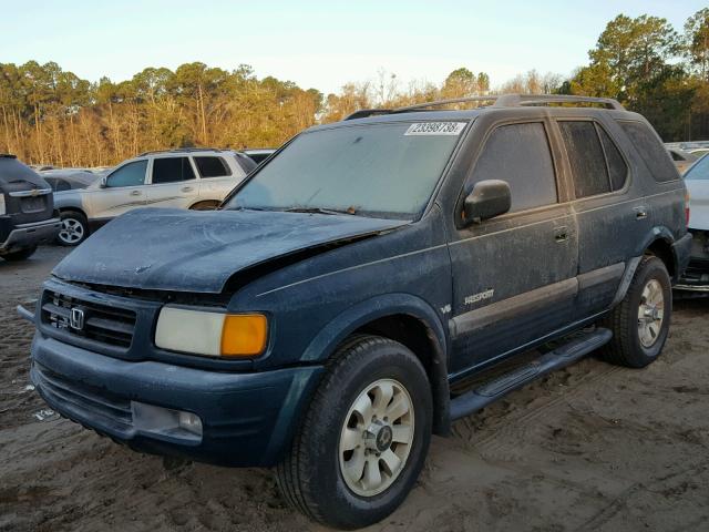 4S6CM58W9X4418604 - 1999 HONDA PASSPORT E GREEN photo 2