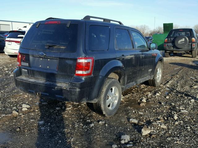 1FMCU03128KB36552 - 2008 FORD ESCAPE XLT GRAY photo 4