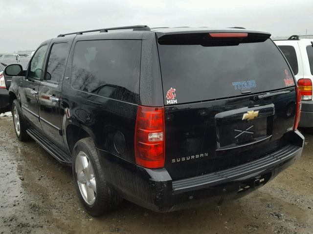 3GNFK16307G269379 - 2007 CHEVROLET SUBURBAN K BLACK photo 3