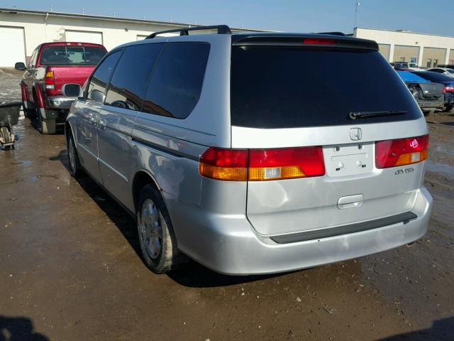 5FNRL18074B060454 - 2004 HONDA ODYSSEY EX SILVER photo 3