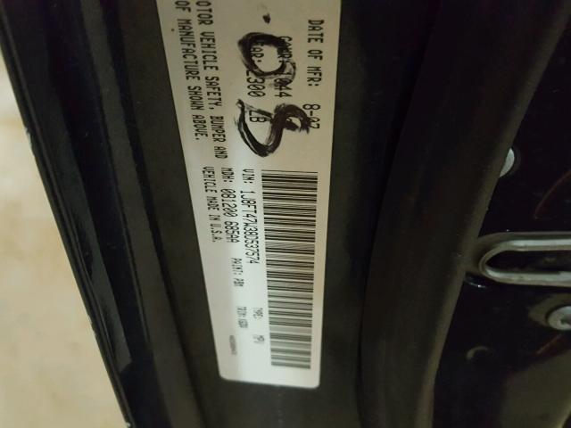 1J8FT47W38D537574 - 2008 JEEP COMPASS SP SILVER photo 10