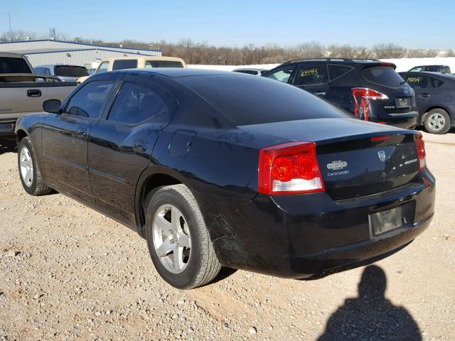 2B3KA43D79H552312 - 2009 DODGE CHARGER BLACK photo 3