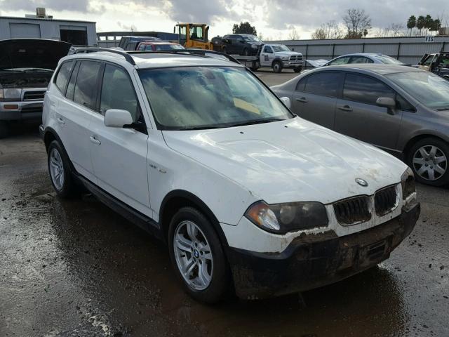 WBXPA93415WD18573 - 2005 BMW X3 3.0I WHITE photo 1