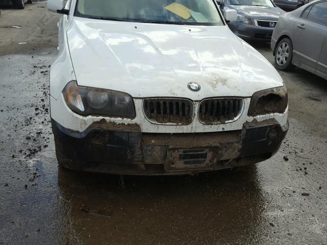 WBXPA93415WD18573 - 2005 BMW X3 3.0I WHITE photo 9