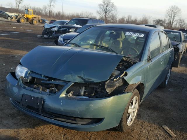 1G8AJ58F97Z157646 - 2007 SATURN ION LEVEL GREEN photo 2