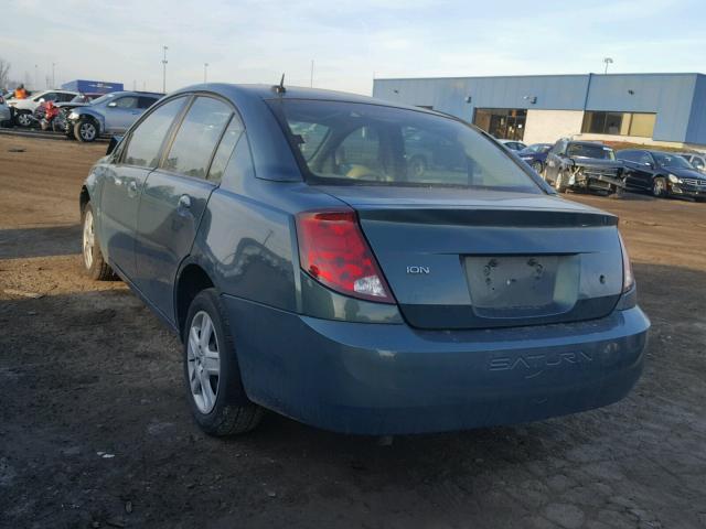 1G8AJ58F97Z157646 - 2007 SATURN ION LEVEL GREEN photo 3