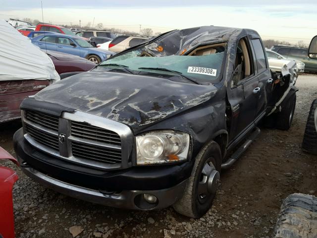 3D7ML48L39G548197 - 2009 DODGE RAM 3500 BLACK photo 2