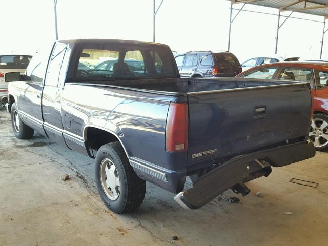 1GTEC19M7TE522401 - 1996 GMC SIERRA C15 BLUE photo 3