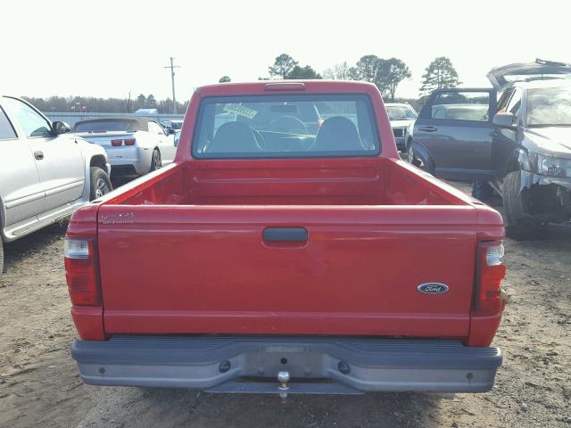 1FTYR10D41PB67214 - 2001 FORD RANGER RED photo 6