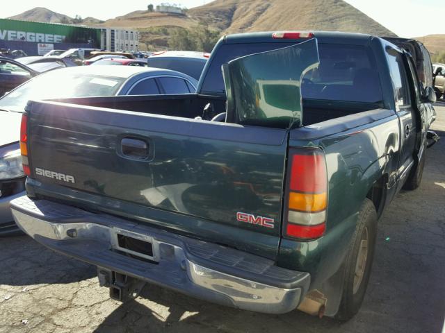 2GTEC13T541296863 - 2004 GMC NEW SIERRA GREEN photo 4