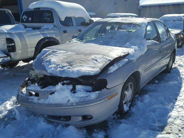 1G3NG52M5X6332943 - 1999 OLDSMOBILE CUTLASS GL SILVER photo 2