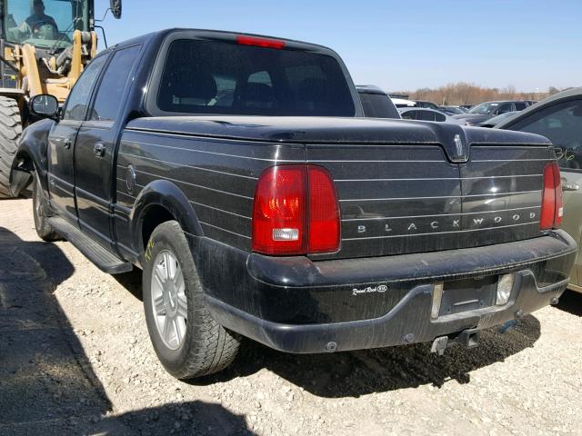 5LTEW05A92KJ01760 - 2002 LINCOLN BLACKWOOD BLACK photo 3