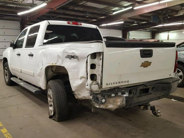 2GCEK13CX81282918 - 2008 CHEVROLET SILVERADO WHITE photo 3