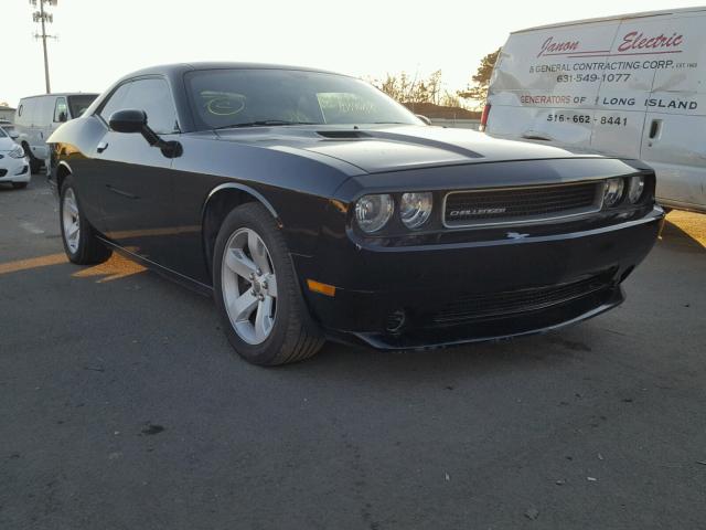 2C3CDYAG6EH225218 - 2014 DODGE CHALLENGER BLACK photo 1