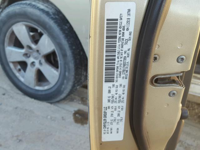 1D7RB1CP0BS573994 - 2011 DODGE RAM 1500 GOLD photo 10