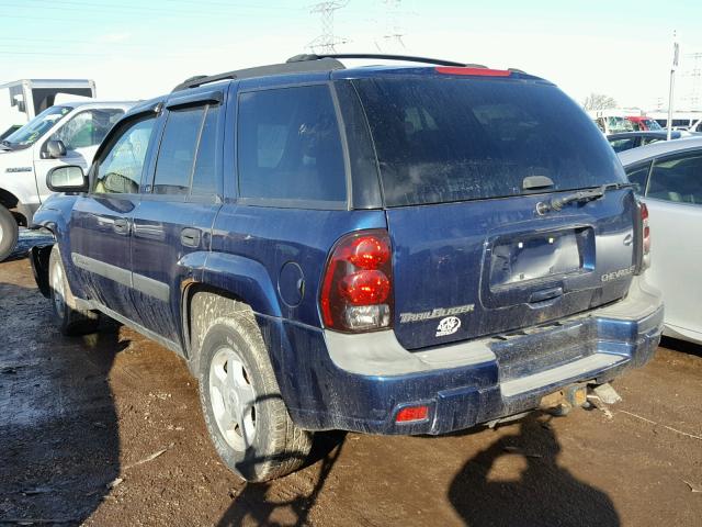 1GNDT13SX32367466 - 2003 CHEVROLET TRAILBLAZE BLUE photo 3