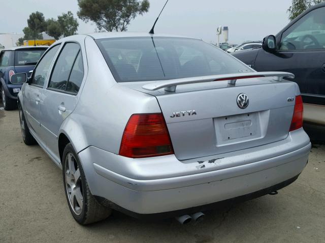 3VWVH69M43M117408 - 2003 VOLKSWAGEN JETTA GLI SILVER photo 3