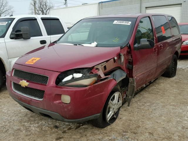 1GNDV23L75D240318 - 2005 CHEVROLET UPLANDER L RED photo 2