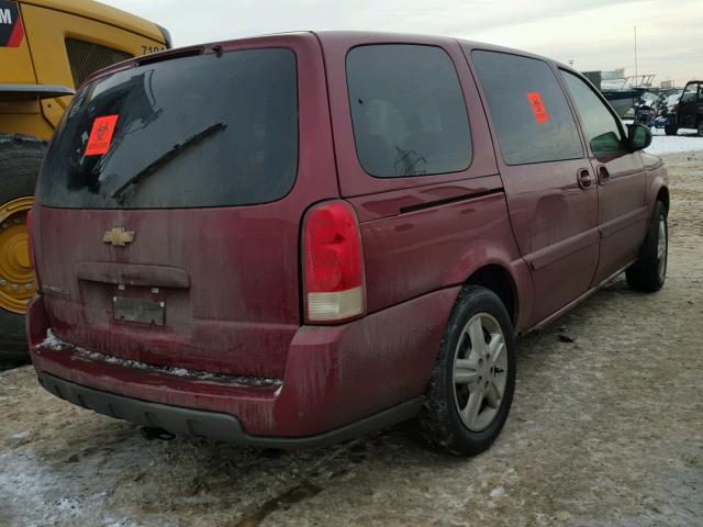 1GNDV23L75D240318 - 2005 CHEVROLET UPLANDER L 红色 照片 4