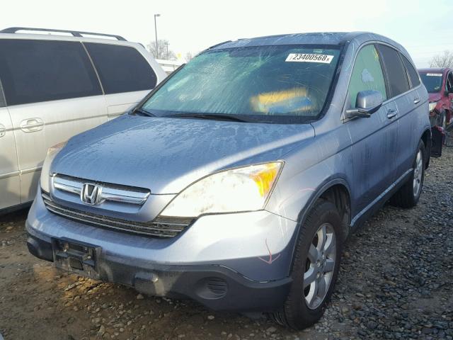 JHLRE48788C051406 - 2008 HONDA CR-V EXL BLUE photo 2