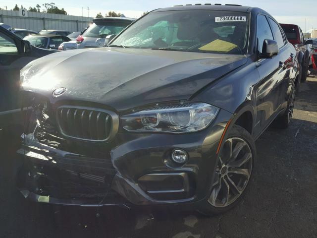 5UXKU2C31H0U30208 - 2017 BMW X6 XDRIVE3 BLACK photo 2