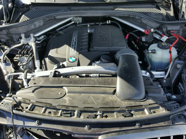 5UXKU2C31H0U30208 - 2017 BMW X6 XDRIVE3 BLACK photo 7