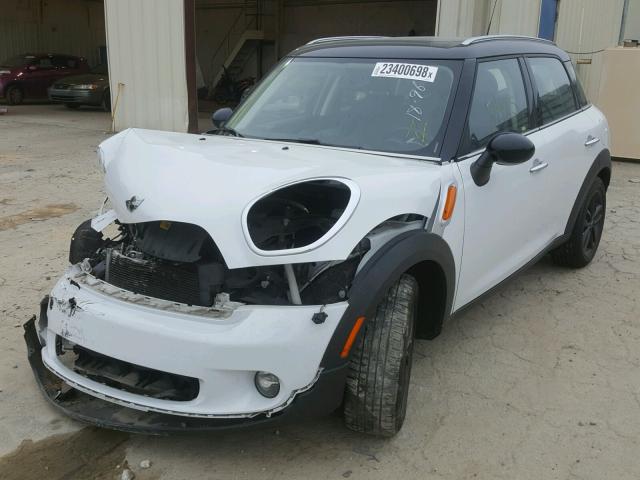 WMWZB3C53BWH95328 - 2011 MINI COOPER COU WHITE photo 2