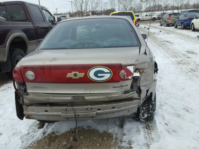 1G1JC52F547184979 - 2004 CHEVROLET CAVALIER TAN photo 10