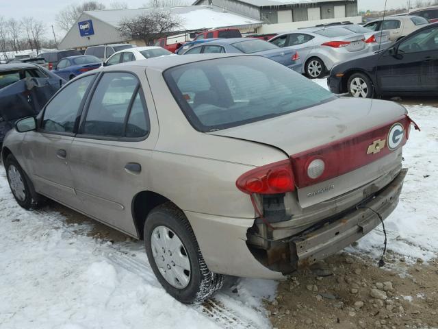 1G1JC52F547184979 - 2004 CHEVROLET CAVALIER TAN photo 3