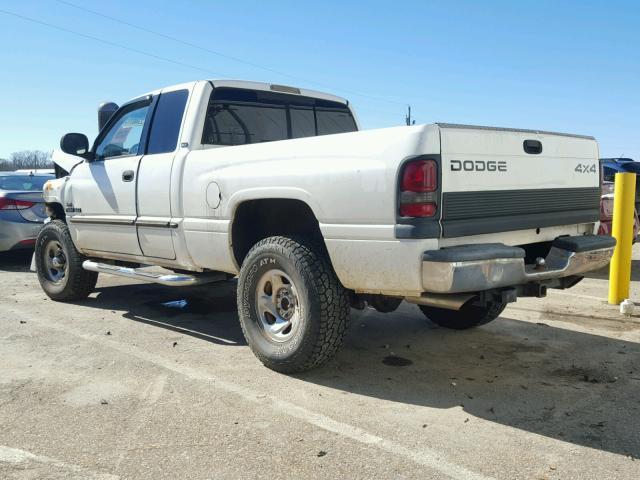 3B7HF13Z31M289889 - 2001 DODGE RAM 1500 WHITE photo 3