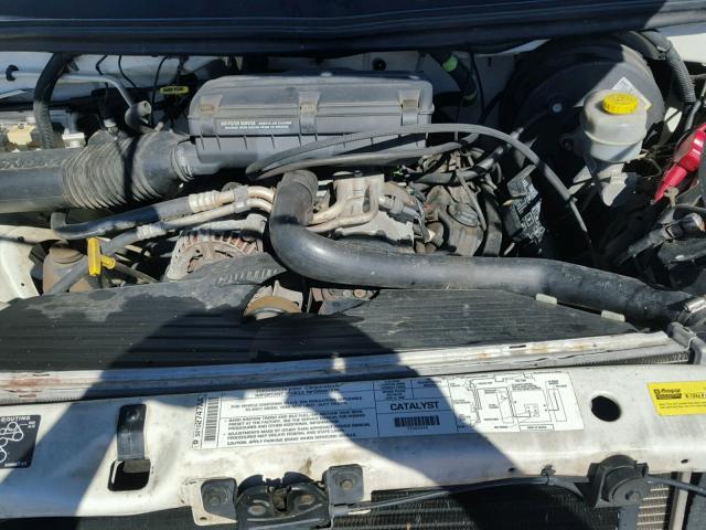 3B7HF13Z31M289889 - 2001 DODGE RAM 1500 WHITE photo 7