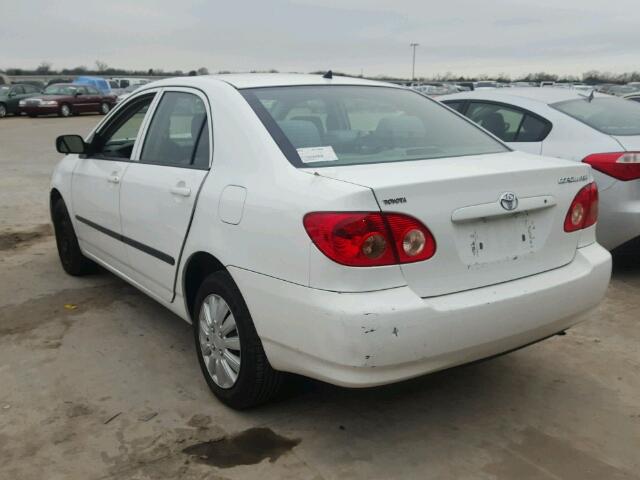 1NXBR32E58Z018678 - 2008 TOYOTA COROLLA CE WHITE photo 3