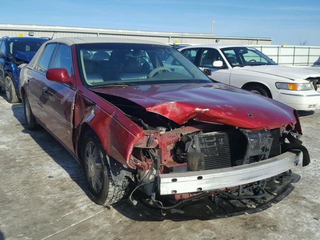 1G6KD54Y75U167128 - 2005 CADILLAC DEVILLE RED photo 1