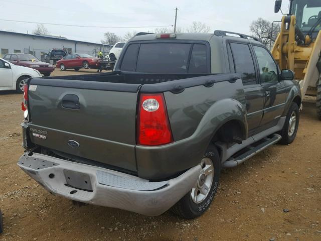 1FMZU77E62UD15964 - 2002 FORD EXPLORER S GREEN photo 4