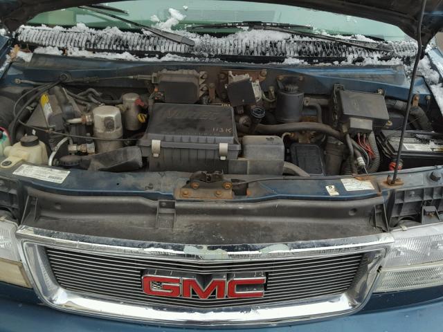 1GDDM19W0VB548073 - 1997 GMC SAFARI XT GREEN photo 7