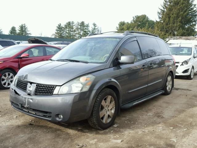 5N1BV28U14N357897 - 2004 NISSAN QUEST S CHARCOAL photo 2